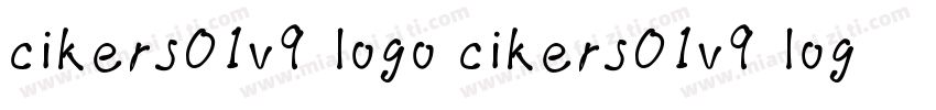 cikers01v9 logo cikers01v9 logo字体转换